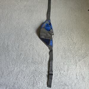 Outdoor Poducts belt bag with Water Bottle / Fanny Pack Blue/Grey Camping